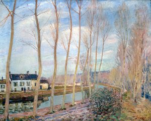 Loingin kanava, 1892 tekijältä Alfred Sisley