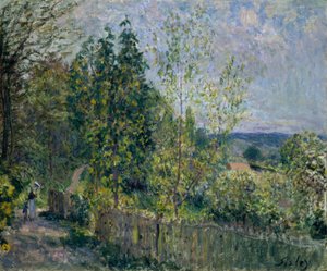Tie metsässä tekijältä Alfred Sisley