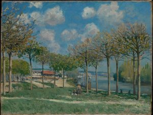Seine Bougivalissa tekijältä Alfred Sisley