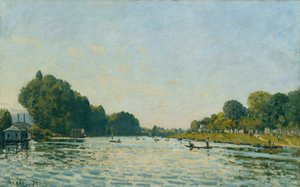 Seine Bougivalissa; Seine Bougivalissa, 1872 tekijältä Alfred Sisley