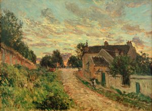 Polku Louveciennessa tekijältä Alfred Sisley
