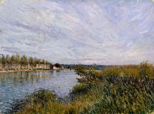Näkymä Saint-Mammèsiin tekijältä Alfred Sisley