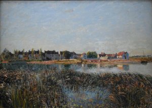 Näkymä Saint-Mammèsiin tekijältä Alfred Sisley