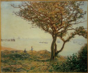 Cardiff Bay (veneitä Cardiff Bayssä) tekijältä Alfred Sisley