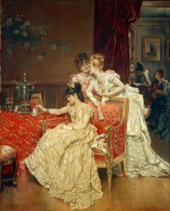 Alfred Stevens, Die Tasse Tee