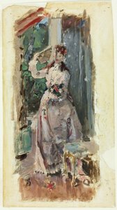 Parvekkeen kulma tekijältä Alfred Emile Stevens