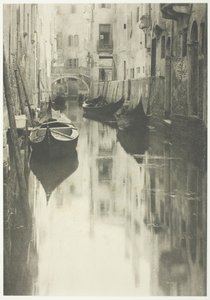 Un canal venecià, 1894, imprès 1897. finlandès tekijältä Alfred Stieglitz