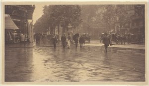 Märkä päivä Boulevardilla, Pariisissa tekijältä Alfred Stieglitz