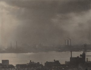 Sheltonista, New Yorkista, katsottuna itään tekijältä Alfred Stieglitz