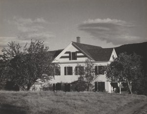 Talo ja puut, Lake George tekijältä Alfred Stieglitz