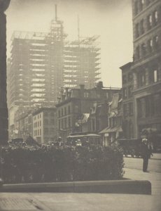 Vanha ja New York, 1910. tekijältä Alfred Stieglitz