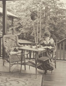 Porch, Oaklawn, Lake George tekijältä Alfred Stieglitz