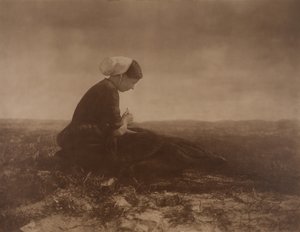 The Net Mender, 1894. tekijältä Alfred Stieglitz