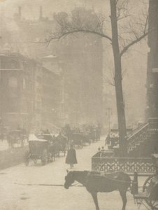 The Street, Suunnittelu julisteelle (syväpaino) tekijältä Alfred Stieglitz