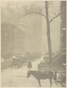 The Street, Fifth Avenue tekijältä Alfred Stieglitz