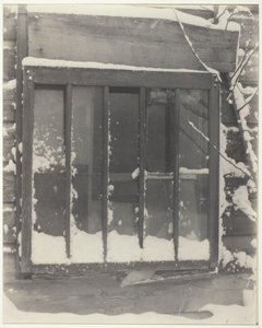 Ikkuna: Puu, lasi, lumi, 1923. tekijältä Alfred Stieglitz