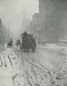 Talvi, Fifth Avenue tekijältä Alfred Stieglitz