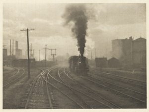 XIII. Ihmisen käsi, neg. 1902; painatus 1911 (syväpaino paperille) tekijältä Alfred Stieglitz