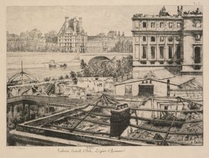 Tuileries, valtioneuvosto, kunniamerkki tekijältä Alfred Taiée