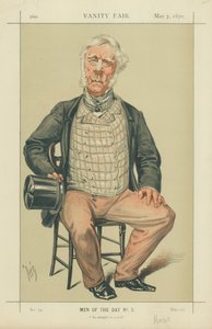 Admiral Rous, Suora kuin ruoko, 7. toukokuuta 1870, Vanity Fair -sarjakuva