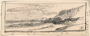Rocky Coast tekijältä Alfred Thompson Bricher