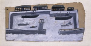 Talot ja laivat tekijältä Alfred Wallis