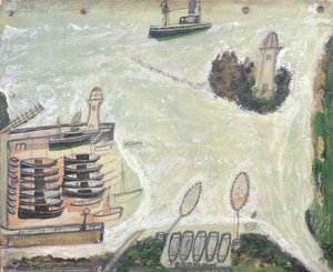 St. Ives Harbour ja Godrevy Lighthouse, noin 1930