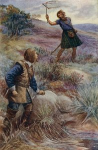 James Graham, Montrosen markiisi, Skotlannin kuninkaalliskomentaja, saa uutisen irlantilaisten joukkojen hyökkäämisestä Skotlantiin, 1644