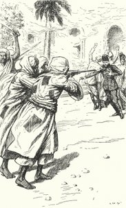 Mahdistit murhasivat kenraali Charles George Gordonin Khartumissa, Sudanissa, 1885