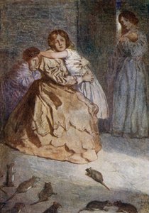 Rottien rutto Lucknowin piirityksen aikana, Intian kapina, 1857 tekijältä Alfred Wallis Mills