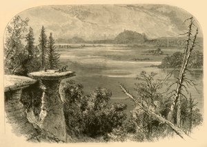 "Stand Rock, on the Wisconsin River", 1874.