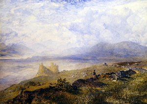 Harlechin linna tekijältä Alfred William Hunt
