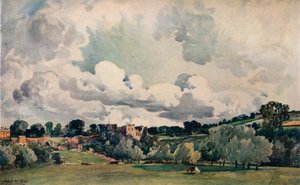 Ludlowin linna vuonna 1880
