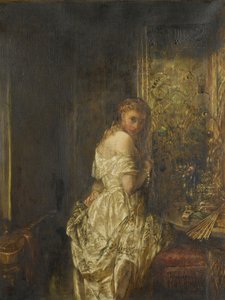 Nainen valkoisissa, 1872