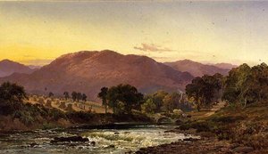 Lähellä Llangollen Passia, Pohjois-Wales tekijältä Alfred de Breanski
