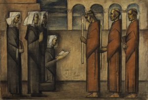 Friars and Nuns, n. 1934 (pastelli paperille)