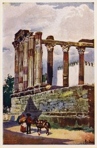 Dianan temppeli, Evora, Portugali (värilitro)