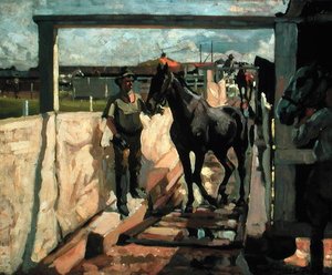 Rikkidippi mangelle, n. 1918 (öljy kankaalle)