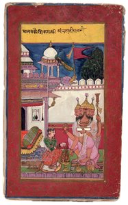 Kambhavati Ragini Malcosista, ౧౫౯౧ (läpinäkymätön wc ja kultaa paperille) tekijältä Ali and Hatim Husain
