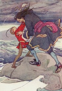 Siitä syntyi kova taistelu (väri litho)