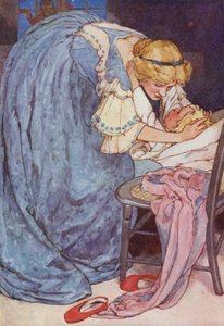 Nuku, kaunis kulta, älä itke! (väri litho) tekijältä Alice Bolingbroke (after) Woodward