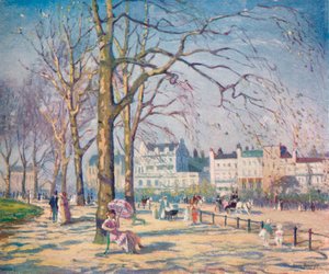 Kevät Hyde Parkissa, vuodelta 1910