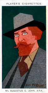Augustus John, brittiläinen taidemaalari, 1926. tekijältä Alick P. F. Ritchie