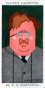 GK Chesterton, brittiläinen runoilija, kirjailija ja kriitikko, 1926 tekijältä Alick P. F. Ritchie