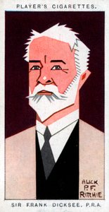 Sir Francis Bernard Dicksee, brittiläinen taidemaalari, 1926. tekijältä Alick P. F. Ritchie