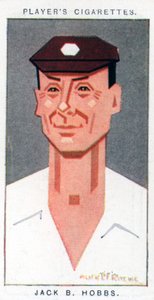 Sir Jack Hobbs, brittiläinen kriketinpelaaja, 1926 tekijältä Alick P. F. Ritchie