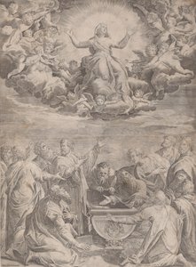 Neitsyt taivaaseenastuminen, 1574-99. tekijältä Aliprando Caprioli