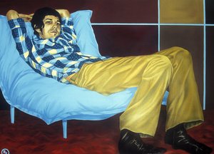 Daydreamer (akryyli ja öljy kankaalle)