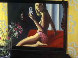 Alusvaatteet, 2000 (akryyli kankaalle)