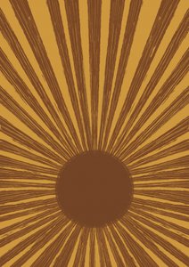 Retro Golden Sunburst tekijältä Aliya Putrus